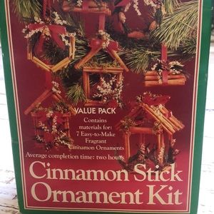 Fragrance of Christmas Cinnamon Stick Ornament Kit to make 7 Scented Ornaments